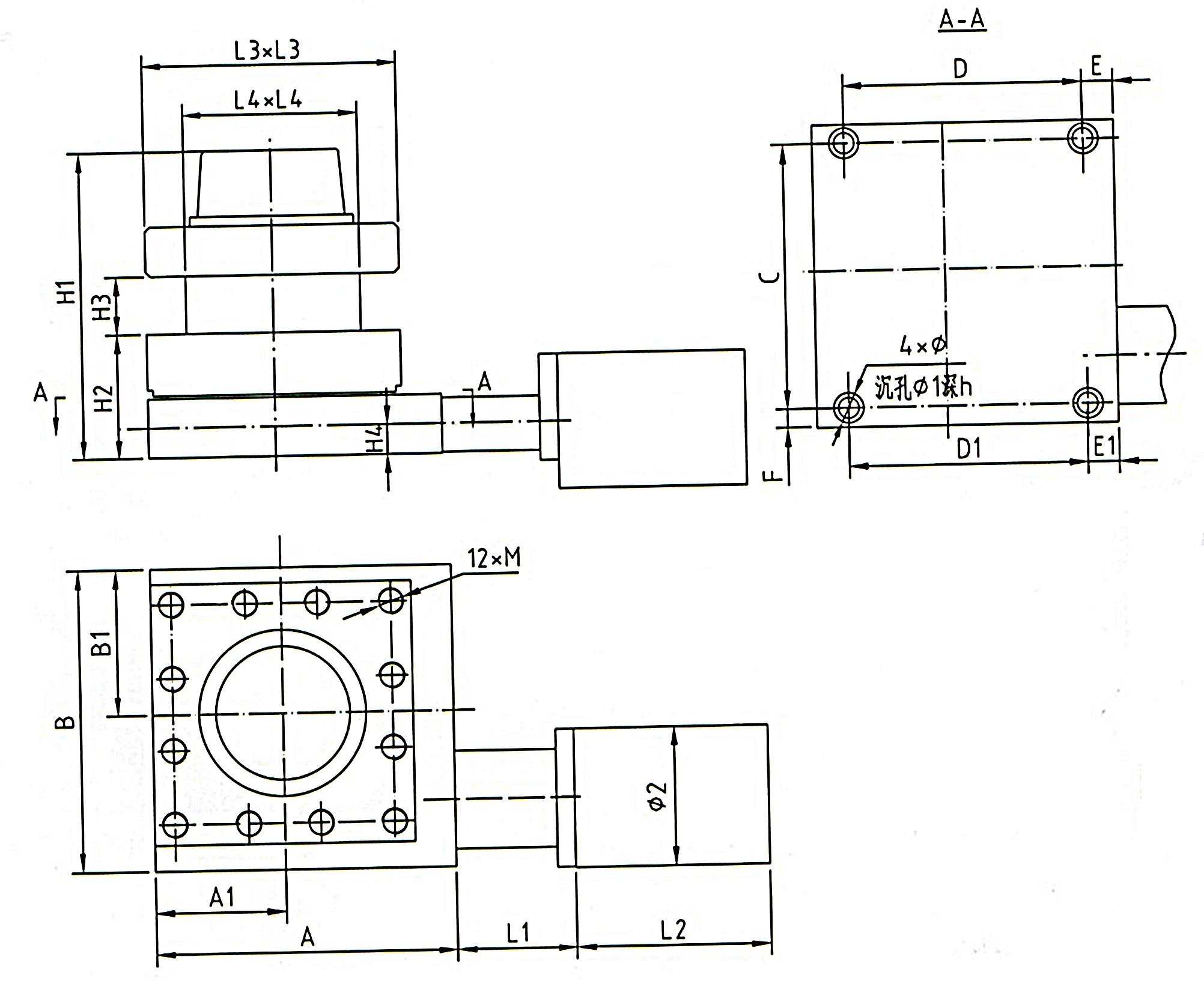 LD4 Vertical 4 Station NC Turret