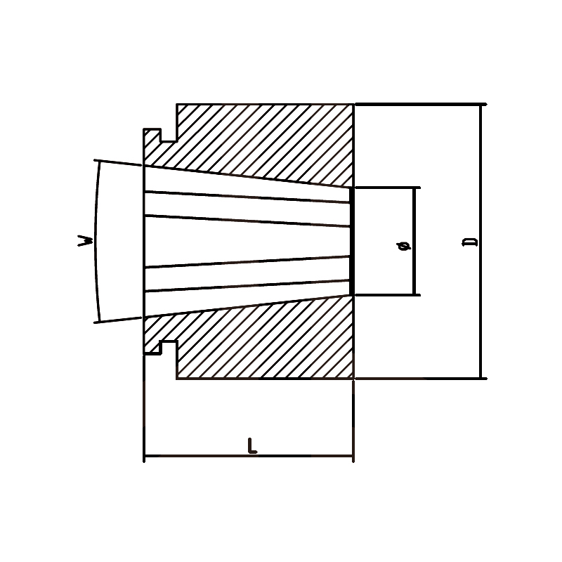 T212 series rubber chuck