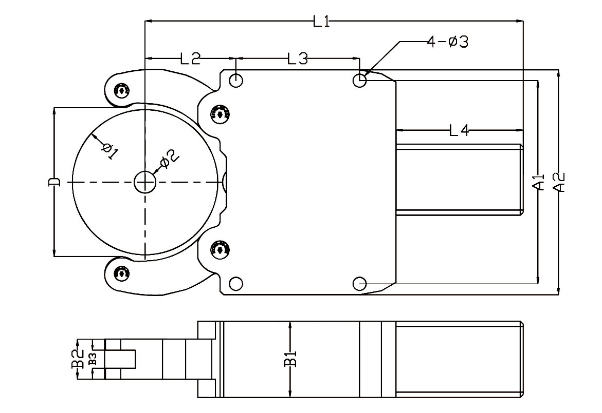 HY100A hydraulic center rest