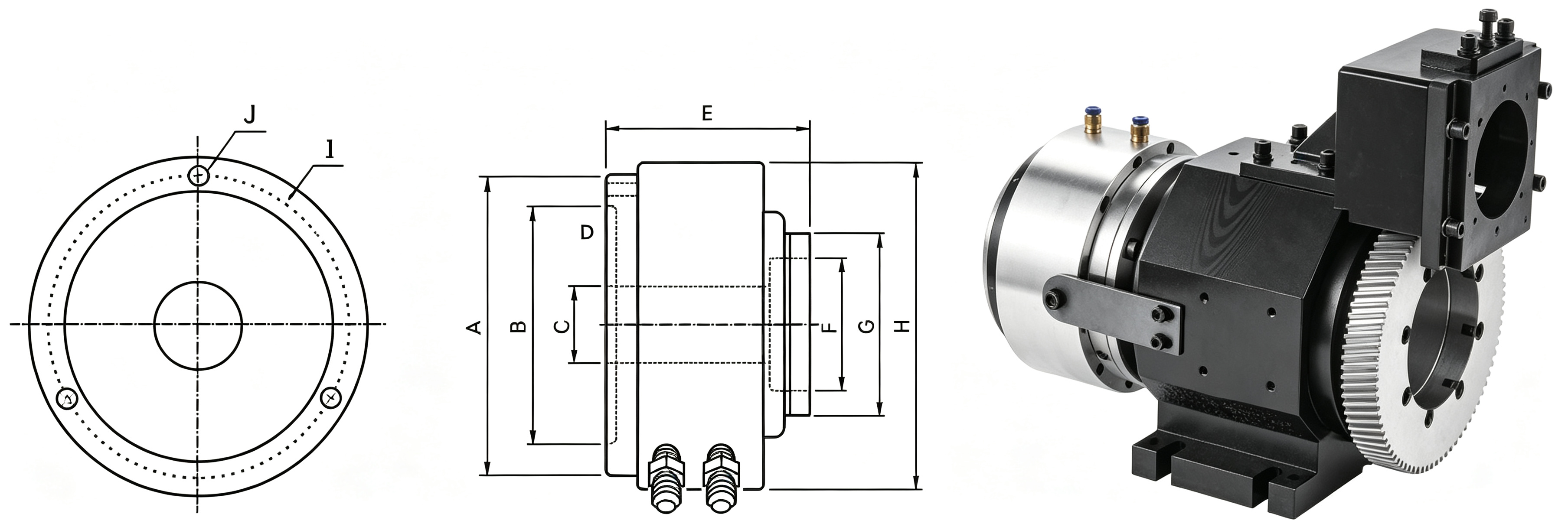 JAB-HBG Rotary High-Speed Chuck