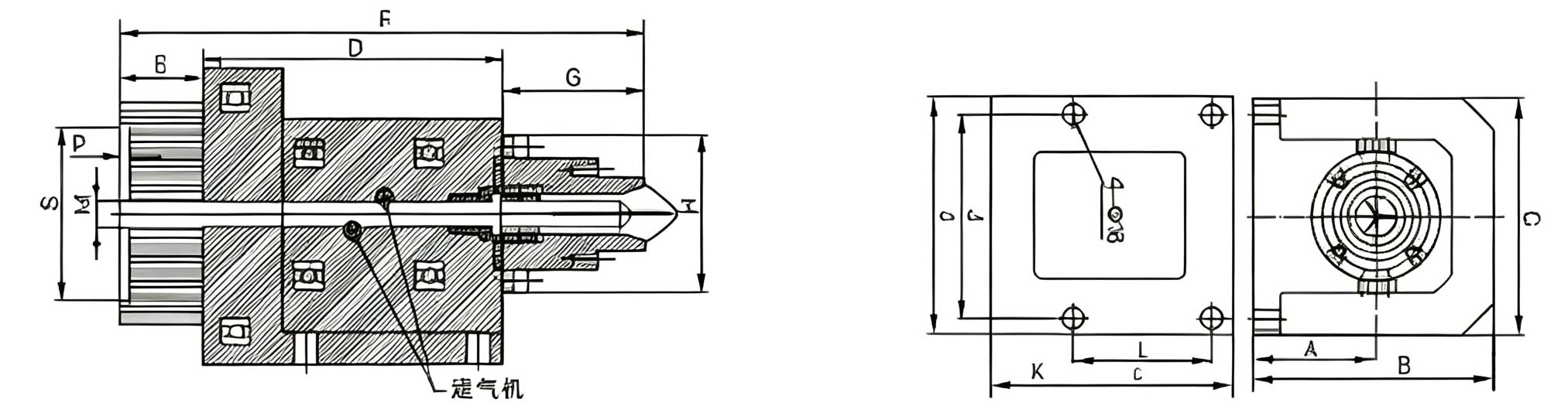 JAB-HBG Rotary High-Speed Chuck JAB-HBG Rotary High-Speed Chuck