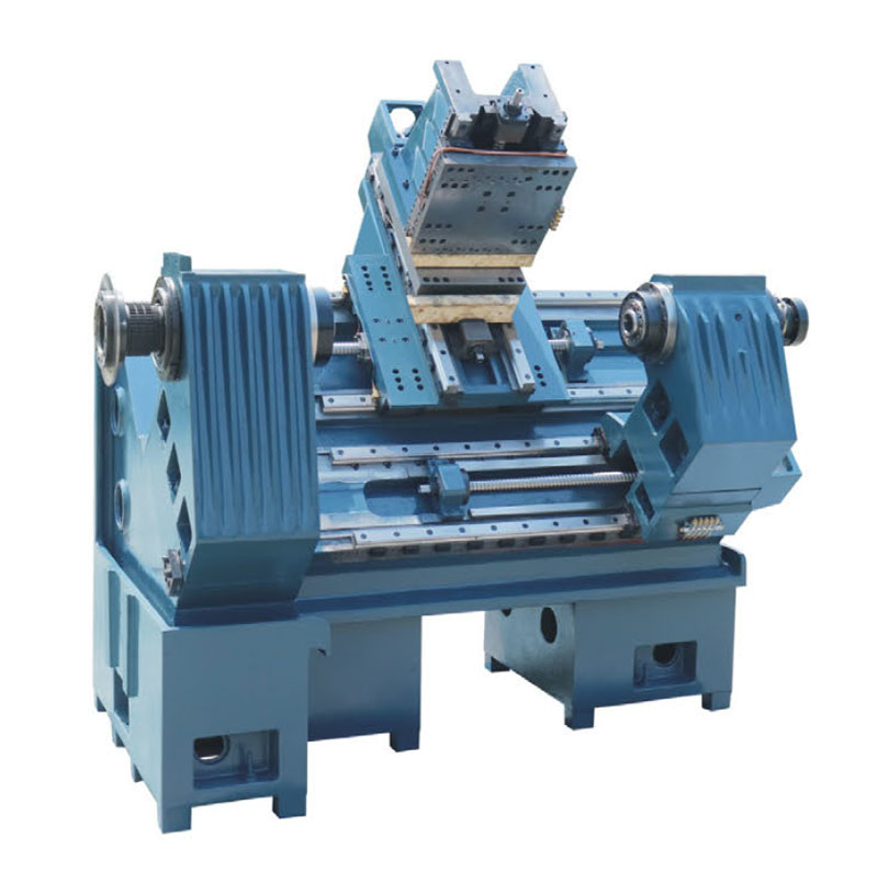 45°Double Spindle Single Turret Single Y-axis Turning Centre Bright ...
