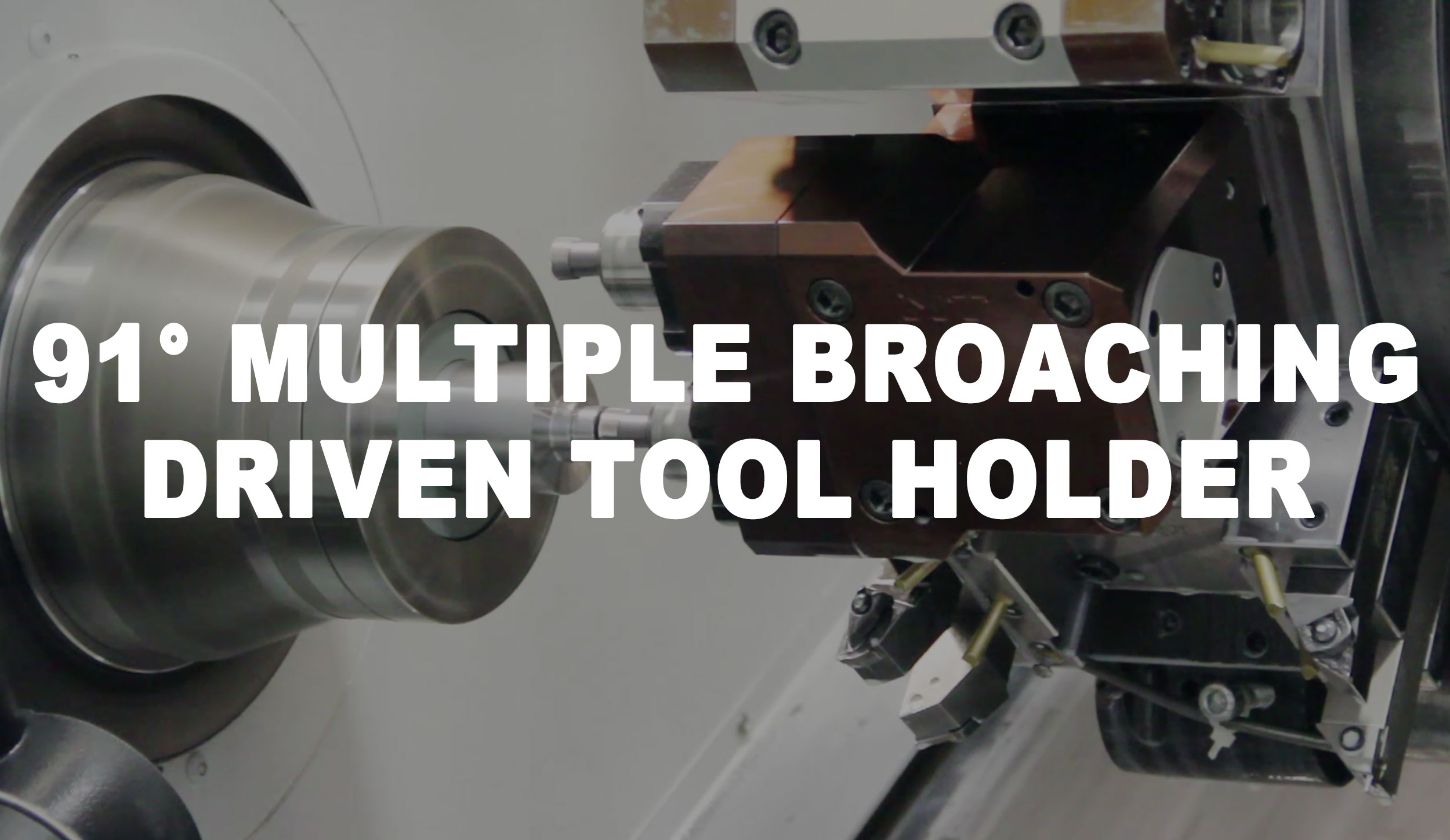 91° Multi-Output Gear Shaving Driven Toolholder Application Examples