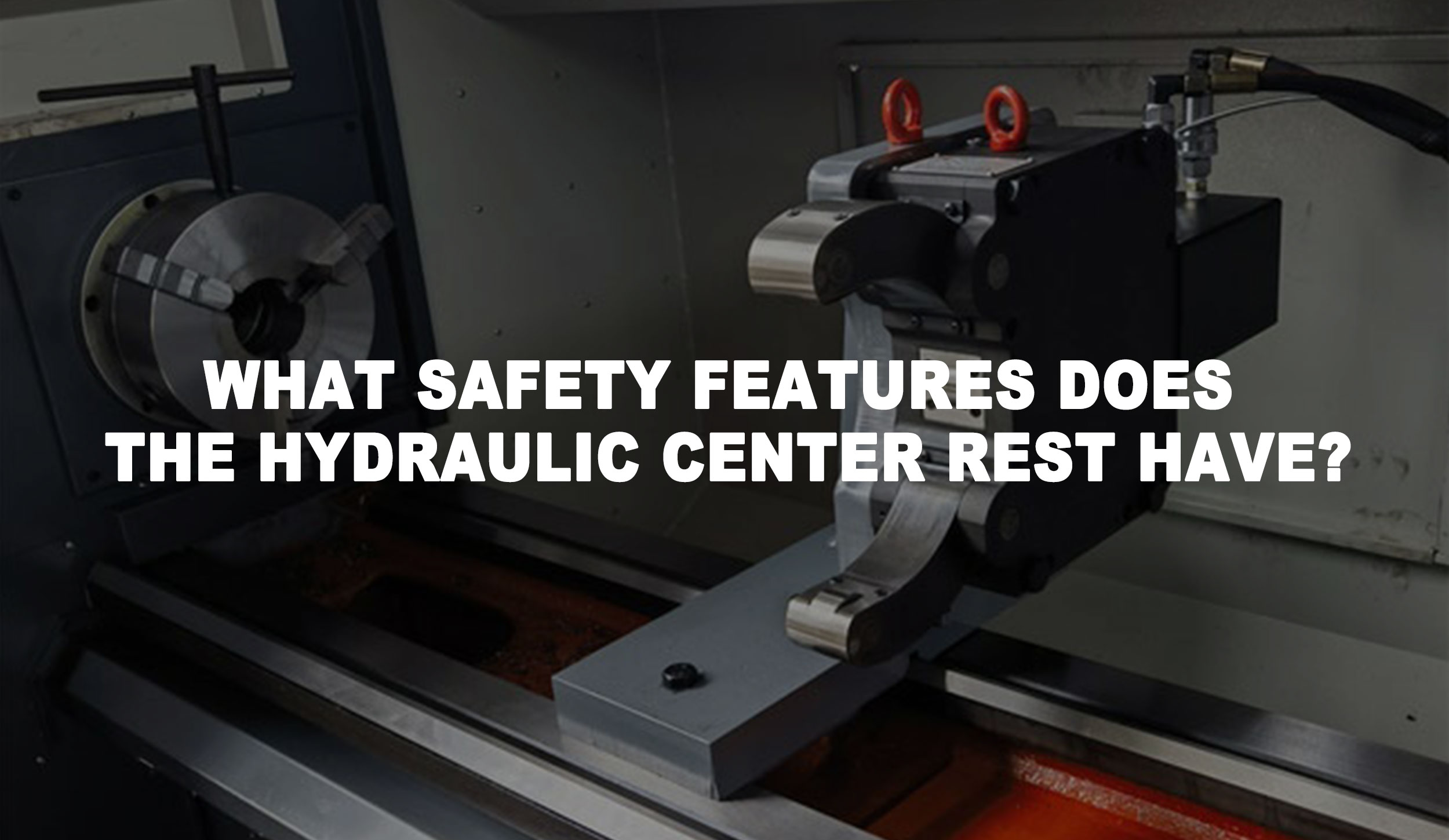 What safety features does the Hydraulic Center Rest have?