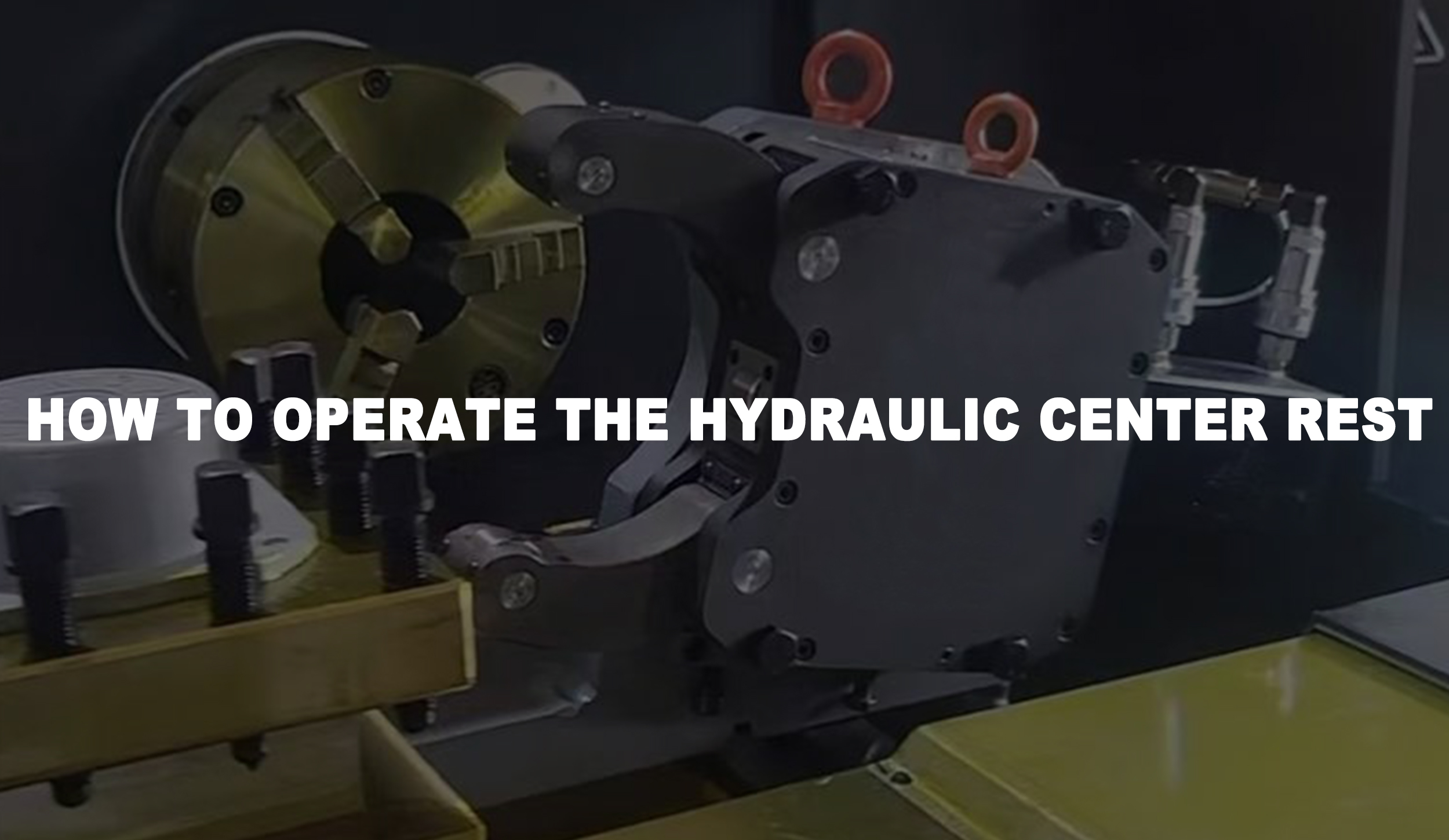 How to operate the Hydraulic Center Rest